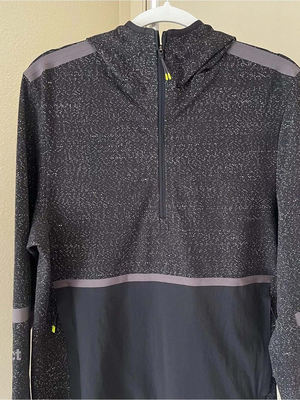 Lululemon x Robert Geller 1/2 Zip Pullover Hoodie Heather Grey Moonphase Size M